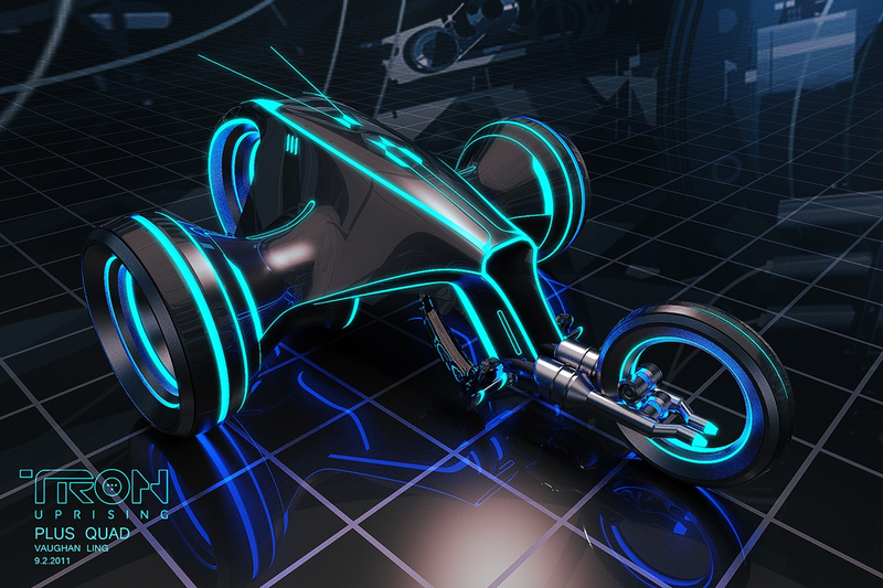 Illustration for article titled Tron: Uprising Vehicle Designs